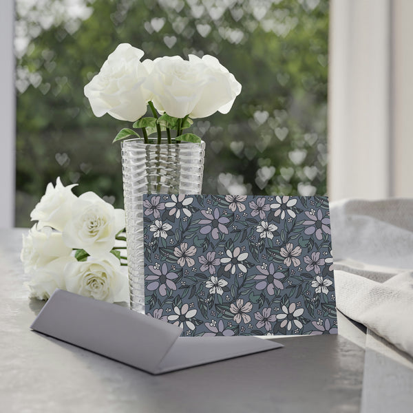 Plumager® Greeting Card - Midnight Fleur