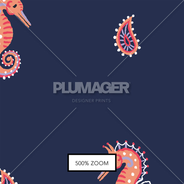 Paisley Seahorse - PLDM2307