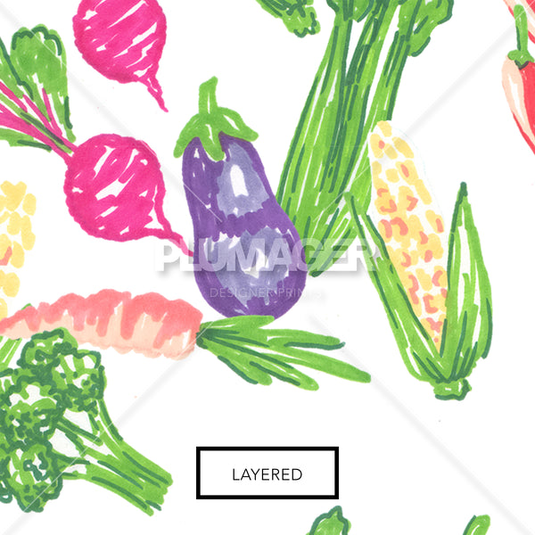Edgy Veggies - Layered