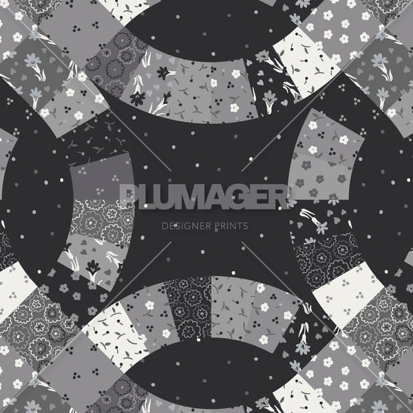 Double Wedding Ring Quilt - Swatches 2