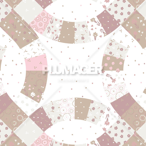 Double Wedding Ring Quilt - Swatches 5