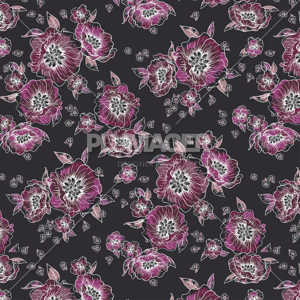 Vat Dye Blooms - Colorway 2