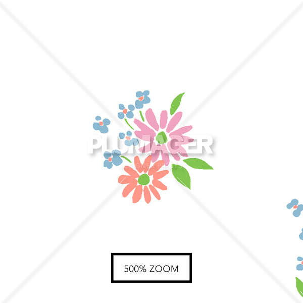 Samaira Floral - Zoom View