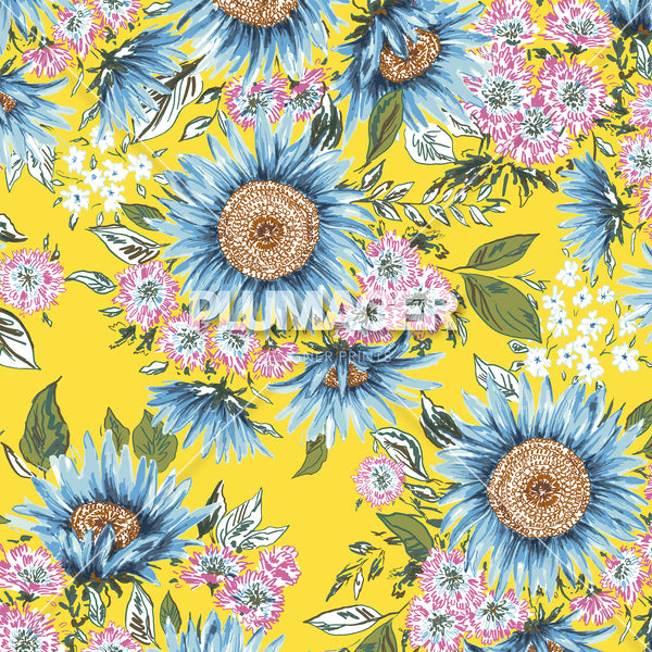 Sketchy Sunflower - Colorway 3
