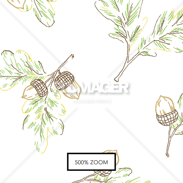 Sleepy Acorns - Zoom View